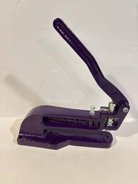 Homepro LR American Tag Heavy Duty Purple Hand Press Machine